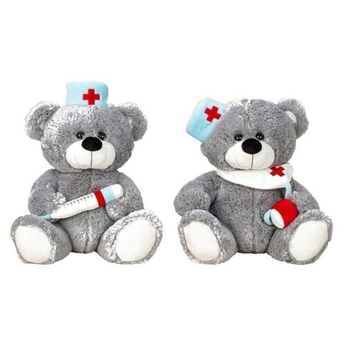 Ours Peluche "Docteur" 30Cm