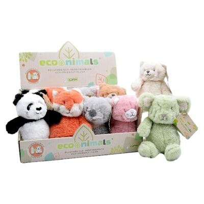 Peluche Animaux Sauvages 15 Cm