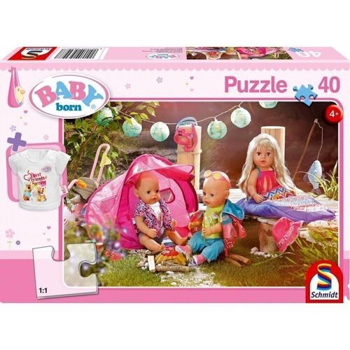 Puzzle Partons Faire du Camping 40 Pièces