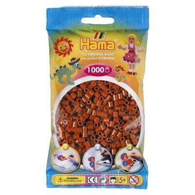 Bag of 1000 Brown Hama Ironing Beads
