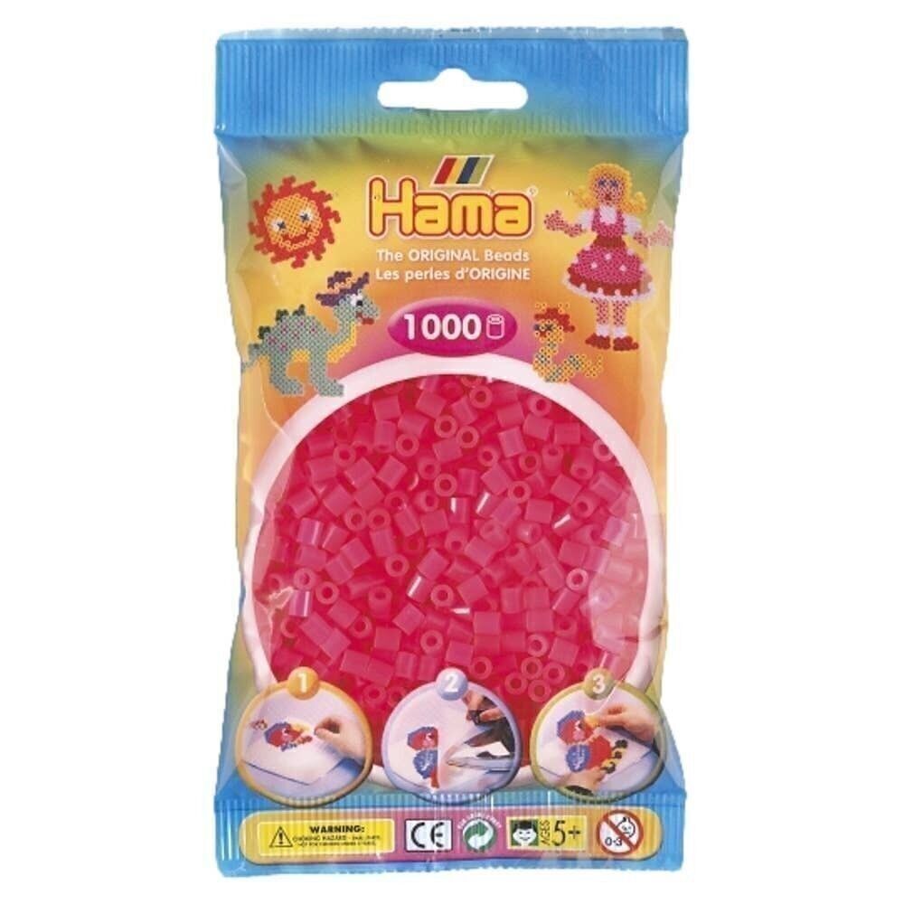 Confezione da 1000 perline da stiro Hama fucsia