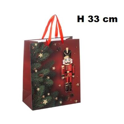 Nussknacker-Geschenktüte 33 cm