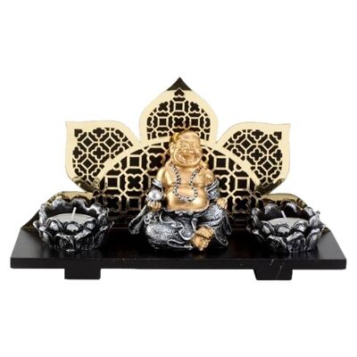 Buddha Set with Candle