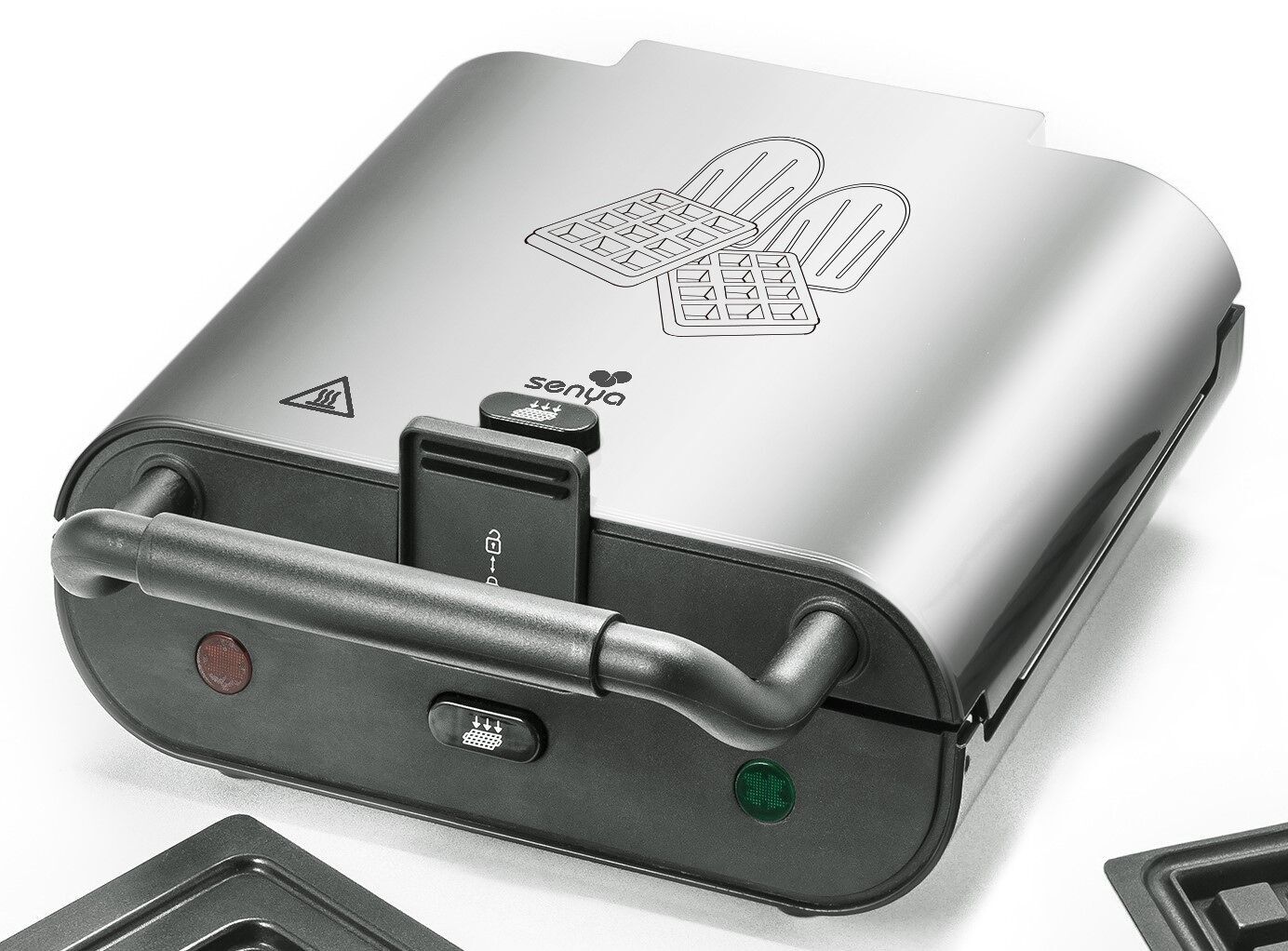 2-in-1-Duo-Waffel-Waffeleisen