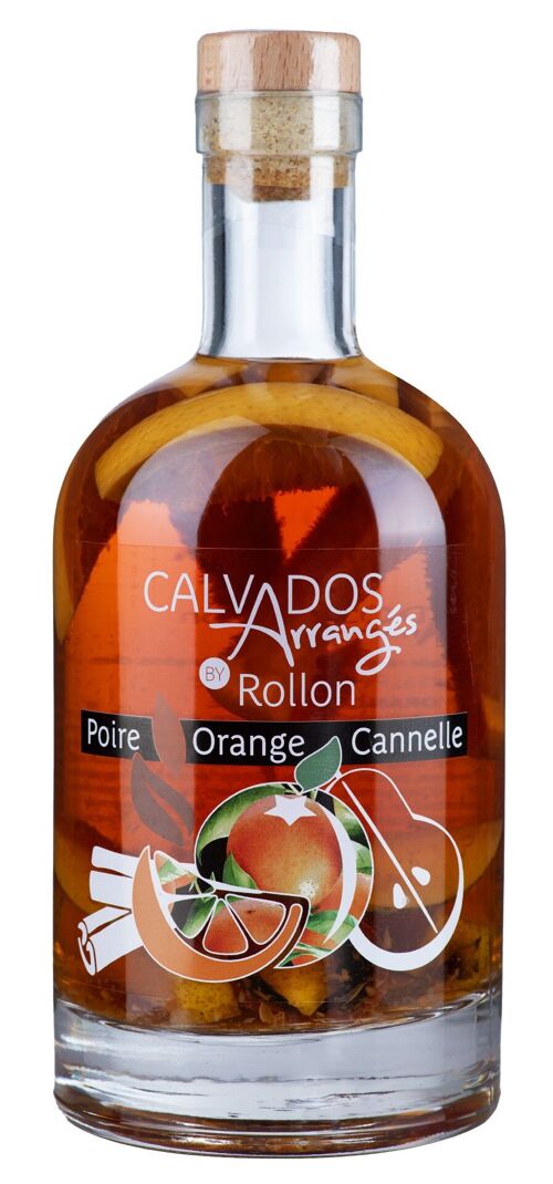Calvados Arrangé By Rollon Poire Orange Cannelle 70cl - 30°