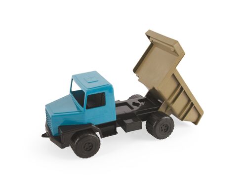 Jouet en bioplastique - Blue Marine Toys - Camion benne - 28x14,5x13cm