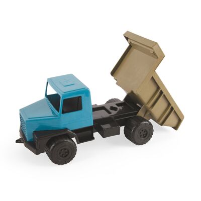 Jouet en bioplastique - Blue Marine Toys - Camion benne - 28x14,5x13cm