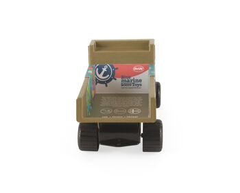 Jouet en bioplastique - Blue Marine Toys - Camion benne - 28x14,5x13cm 2