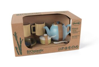 Jouet en bioplastique - Bio - Set service à thé en boîte cadeau de 34,5x17,5x19cm