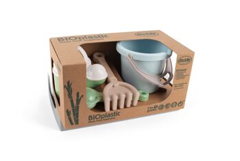 Jouet en bioplastique - Bio - Set de plage et jardinnage en boîte cadeau de 34,5x17,5x19cm 1