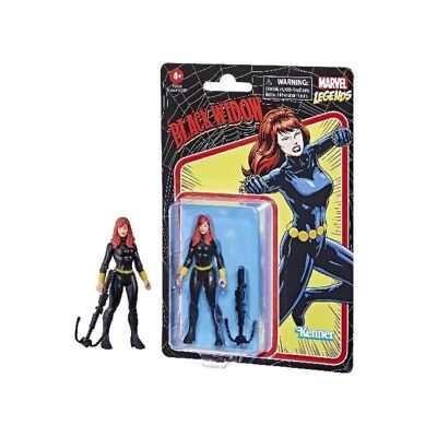Hasbro Marvel Legends Retro 375 Black Widow Figur