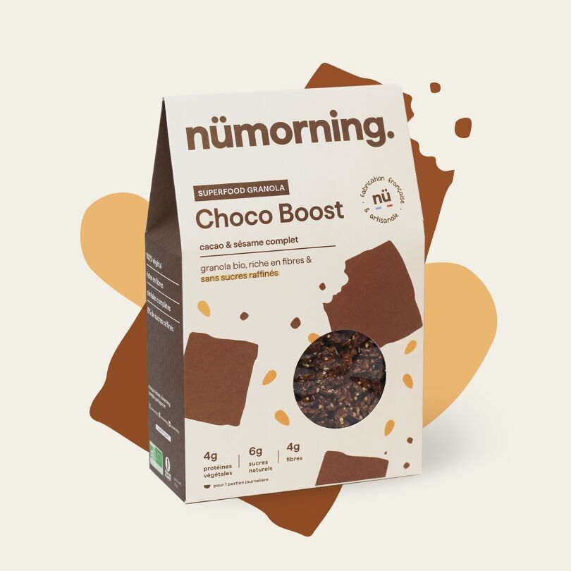 Choco Boost organic granola