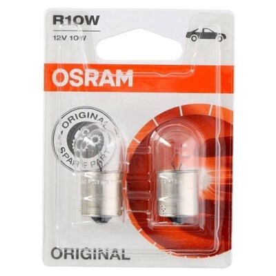 Osram-Glühbirne 12V-10W-R10W