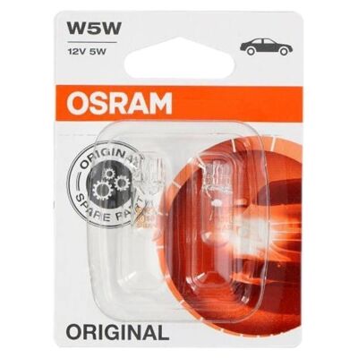 Osram-Glühbirne 12V-5W-W5W