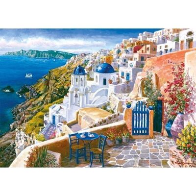 Puzzle Ansicht von Santorini 1000 Teile