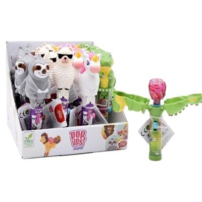 Pop Ups Animal Lollipop