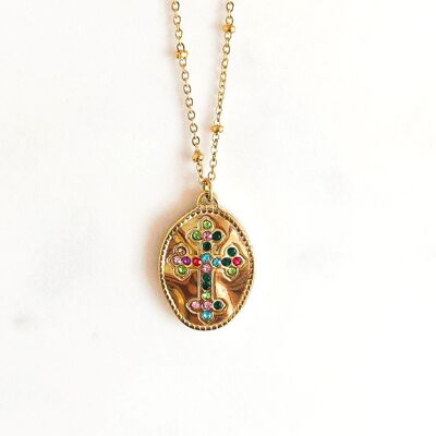 Mystic cross necklace