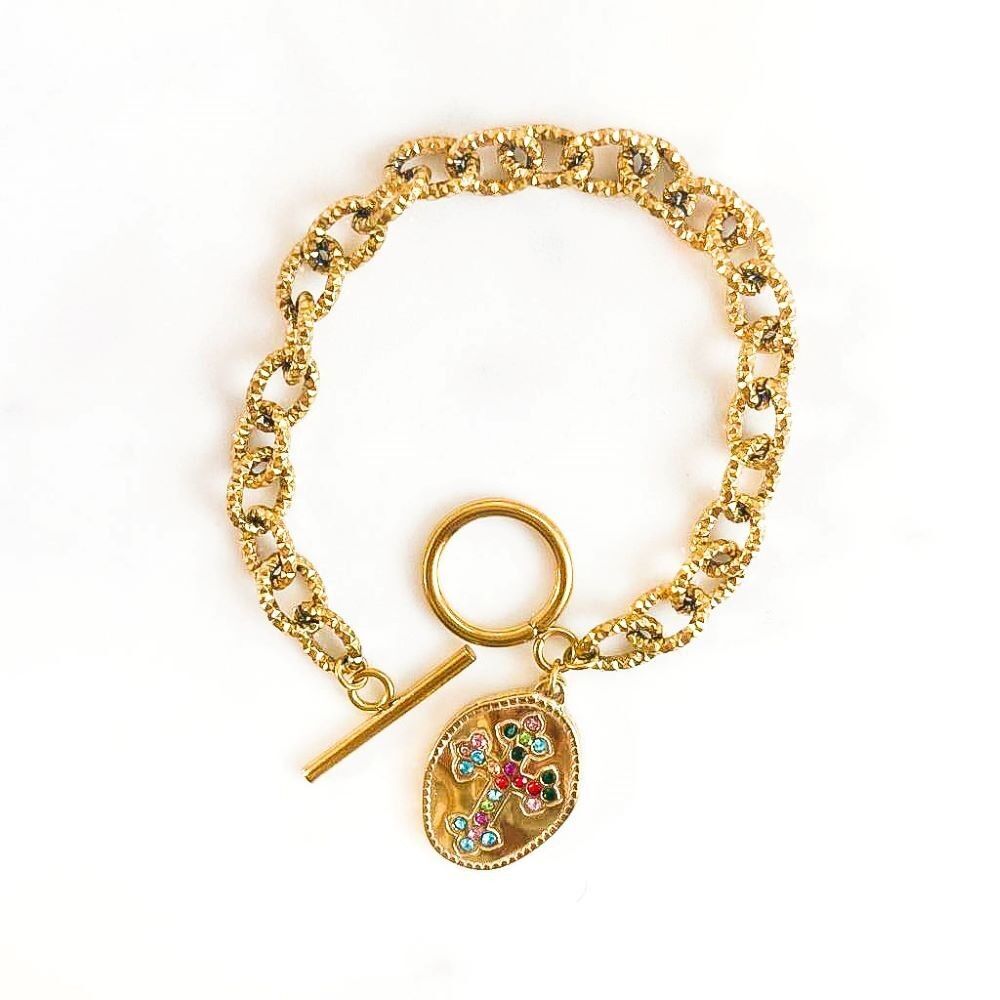 Mystisches Kreuzarmband