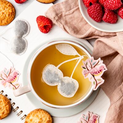 Organic cherry tea bag - English Breakfast
