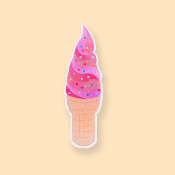 STICKER - Sparkling Ice Cream - Recyled PET material 1