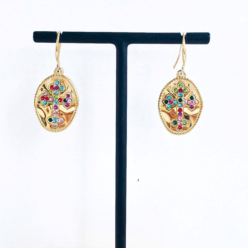 Mystische Kreuzohrringe