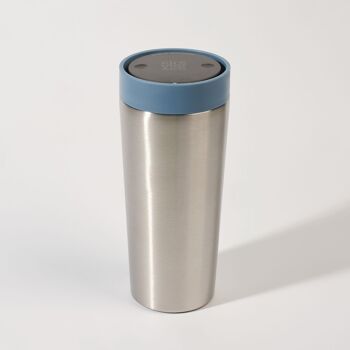 Tasse circulaire en acier inoxydable 16oz Rockpool Blue (1 x pack 8) Tasse à café réutilisable durable 2