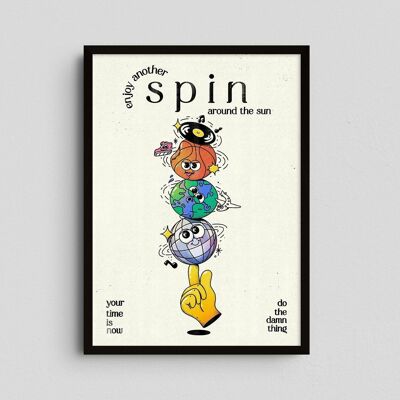 Giclée Art Print - Spin Around The Sun - My Sunbeam