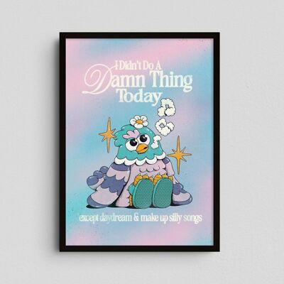 Giclée Art Print - I Didn't Do A Damn Thing - Multicolour - My Sunbeam