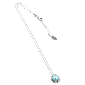 Aura Necklace 01 Collier pendentif délicat avec perle AB 7