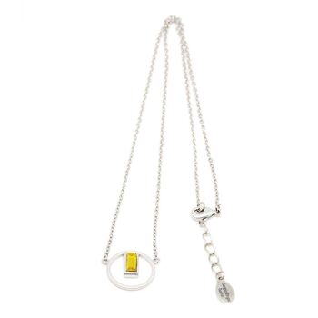 Baguette Necklace 01 - Collier minimaliste avec cristal 10