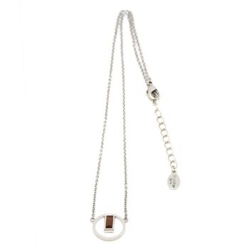 Baguette Necklace 01 - Collier minimaliste avec cristal 11