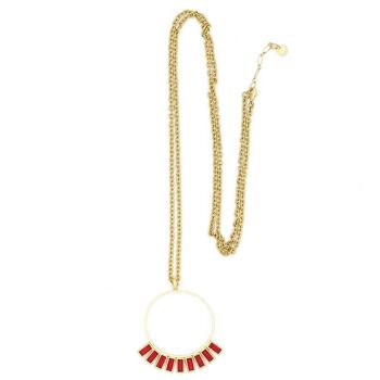 Baguette Necklace 04 - Collier long pendentif avec cristaux 20