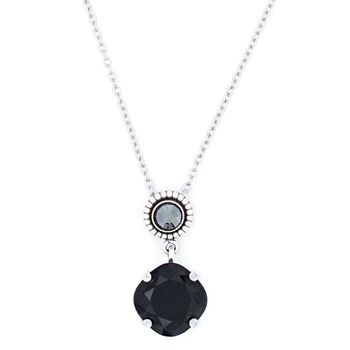 Basics Necklace 16 - Collier romantique avec pendentif en strass 18