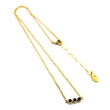 Basics Mini Collier 01 - Minimaliste, avec pendentif en strass 10