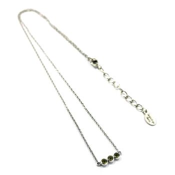 Basics Mini Collier 01 - Minimaliste, avec pendentif en strass 15