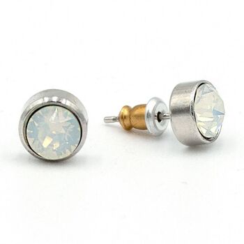 Basics Earring 05 - Boucles d'oreilles clous classiques en cristal 4