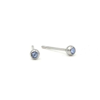 Boucle d'oreille Basics 13 - Clou d'oreille minimaliste en cristal 15