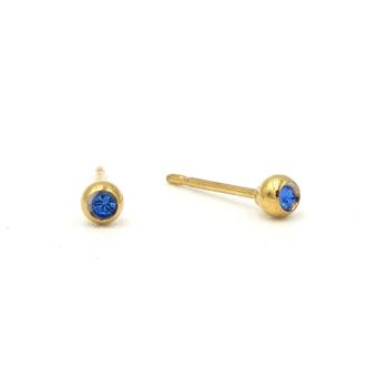 Boucle d'oreille Basics 13 - Clou d'oreille minimaliste en cristal 31