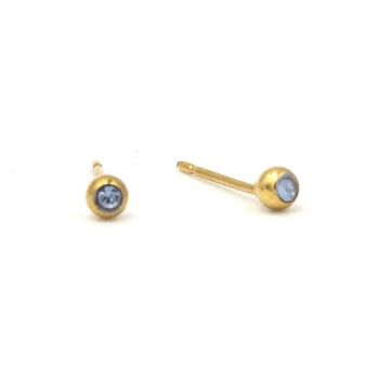 Boucle d'oreille Basics 13 - Clou d'oreille minimaliste en cristal 32