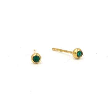 Boucle d'oreille Basics 13 - Clou d'oreille minimaliste en cristal 36