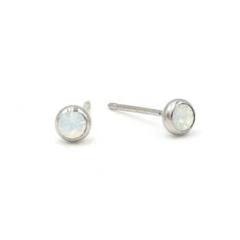 Boucle d'oreille Basics 14 - Clou d'oreille minimaliste en cristal 6