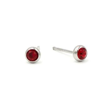 Boucle d'oreille Basics 14 - Clou d'oreille minimaliste en cristal 10