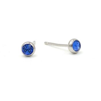 Boucle d'oreille Basics 14 - Clou d'oreille minimaliste en cristal 14