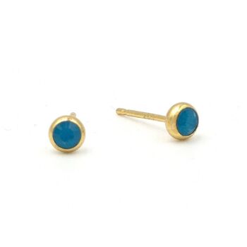 Boucle d'oreille Basics 14 - Clou d'oreille minimaliste en cristal 33