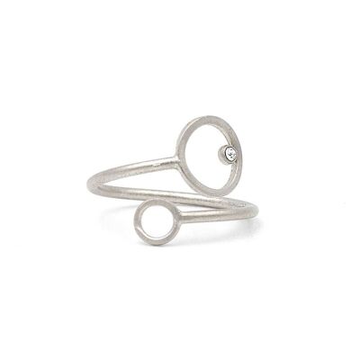 Anello Basics 12 - Anello minimalista con elementi circolari