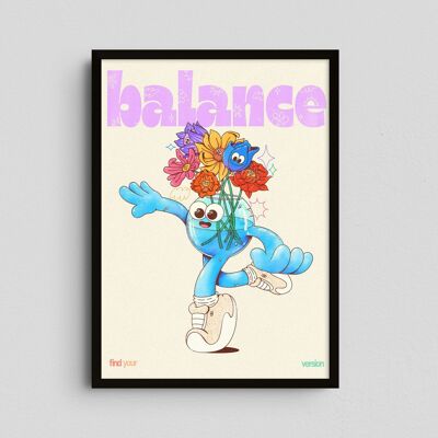 Giclée-Kunstdruck - Balance - Mein Sonnenstrahl