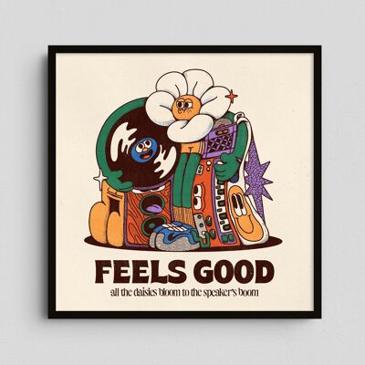 Giclée Art Print - Feels Good- All The Daises Bloom - My Sunbeam