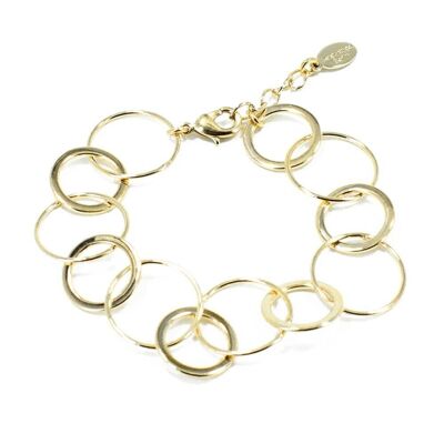 Bracelet Chaîne Cercle 01 Bracelet à maillons avec grands anneaux