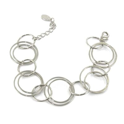 Circle Chain Bracelet 02 Link bracelet with large rings