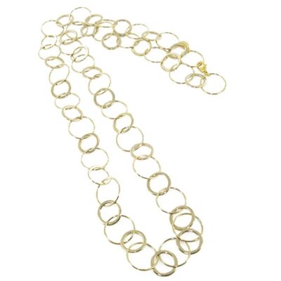 Circle Chain Kette 03 Kurze Gliederkette mit großen Ringen
